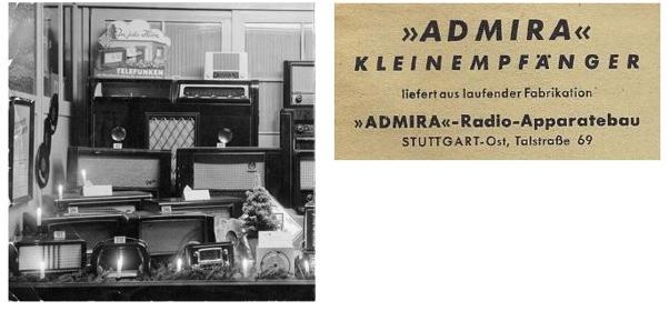 Unser Schaufenster / Inserat in der Fachzeitschrift Funkschau 1948
